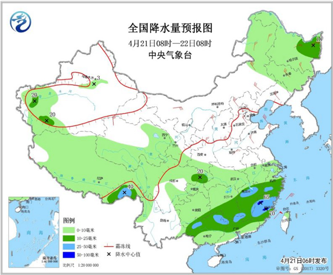 东北遭遇暴雪低温“双连击”江南华南暴雨天天“浇”