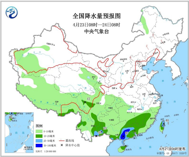 东北遭遇暴雪低温“双连击”江南华南暴雨天天“浇”